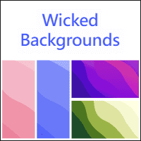 Wicked Backgrounds 随机波浪背景产生器，可保存为 PNG、SVG