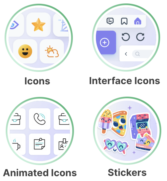 Flaticon 免费telegram中文版下载向量图示、动画贴纸、示意图